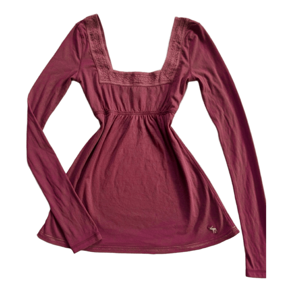 vintage y2k rare abercrombie and fitch babydoll top