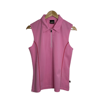 Rukka pinkki hihaton pikeepaita