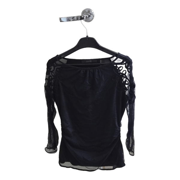 Coast black lace top