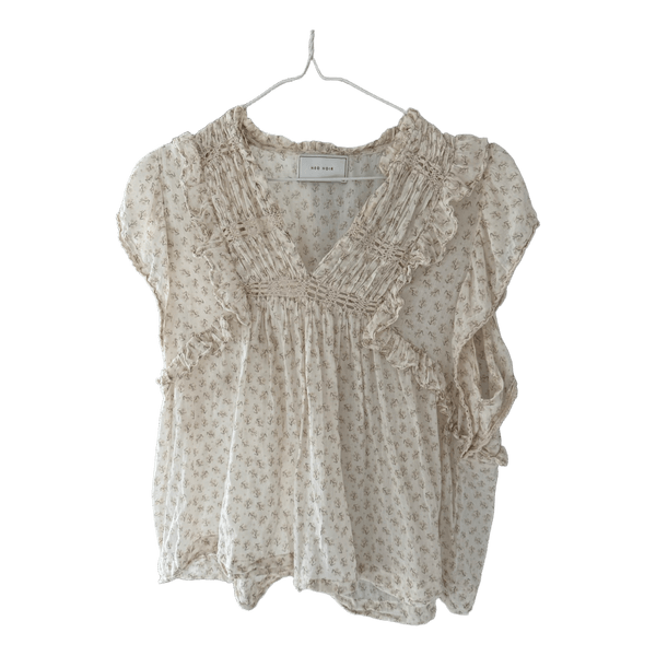 Neo Noir mønstret bluse