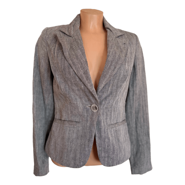 InWear grå hørblazer