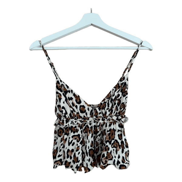 Animal print camisole