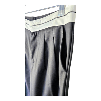 Cider black wide trousers