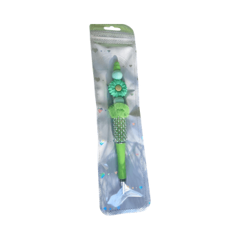 Koristeellinen vihreä kynä