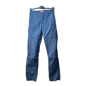 Fjällräven blue convertible cargo Bermude trousers