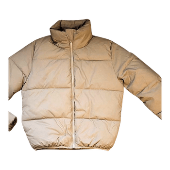 Beige puffer jacket
