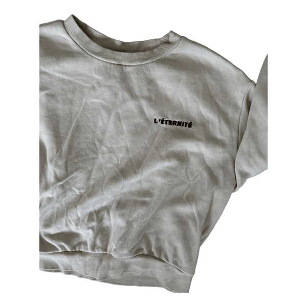 Beige graphic sweatshirt