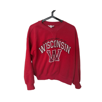 Red Wisconsin sweatshirt