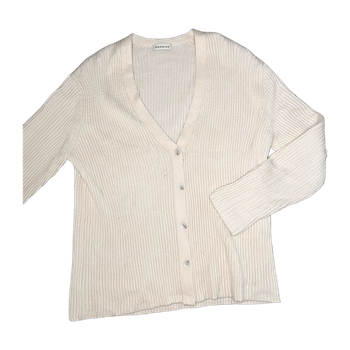 Repeat wool cardigan L