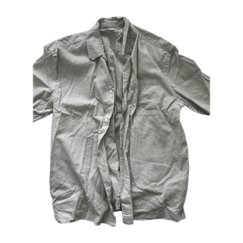 Beige short sleeve shirt