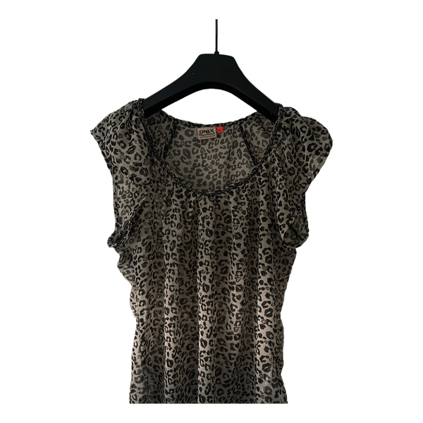 Only leopardmønstret top