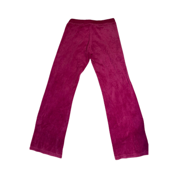 Y2k wide velvet low rise pant