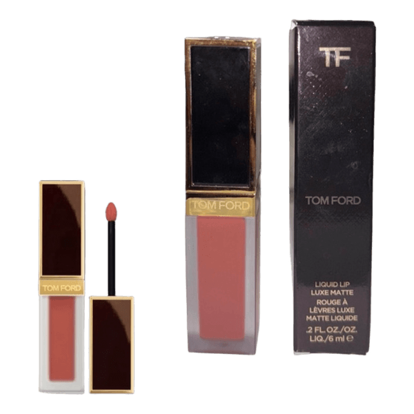 tom ford liquid lip luxe matte/ shade: 131 burnt peach