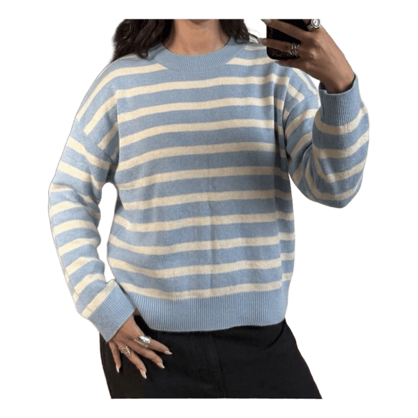 Blue striped sweater