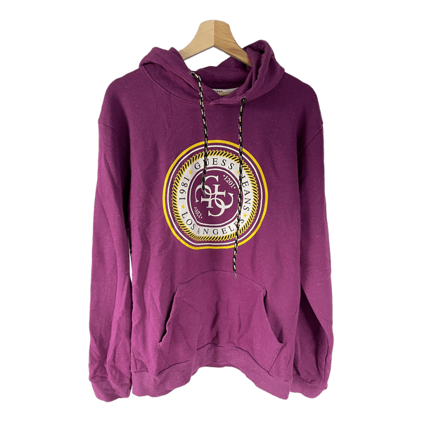 Guess dark purple hoodie - Size L