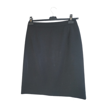 Filippa K cool wool pencil skirt - Musta villainen kynähame