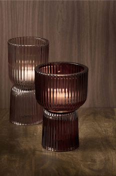 Brown candle lantern