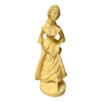 Beige decorative figurine. Vintage 1950-s