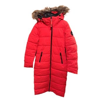 Red puffer coat Icepeak size 36