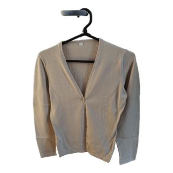 Beige neuletakki