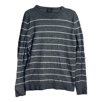 Grey striped sweater