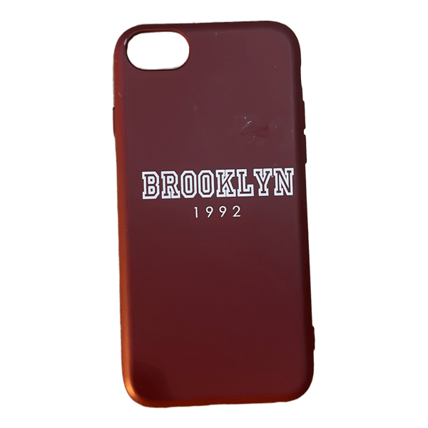 Red Brooklyn phone case Iphone SE