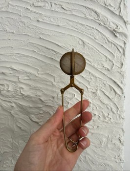 Gold tone tea infuser