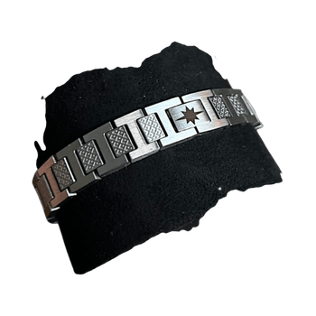 Stainless steel link bracelet