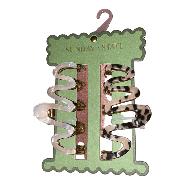 Sunday State hair clips