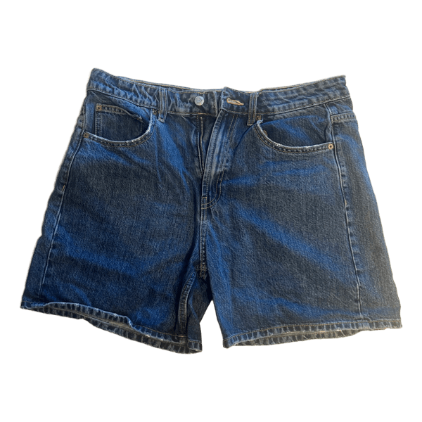 Blå denimshorts