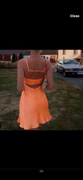 zara Orange summer dress