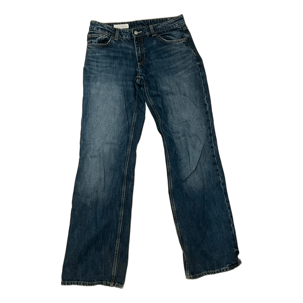 Blå denim jeans