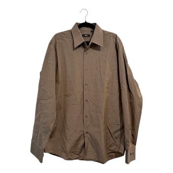 Khaki long-sleeved shirt