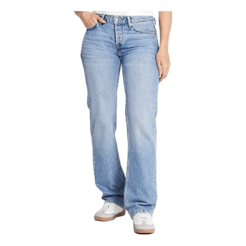 Siniset low-waist farkut
