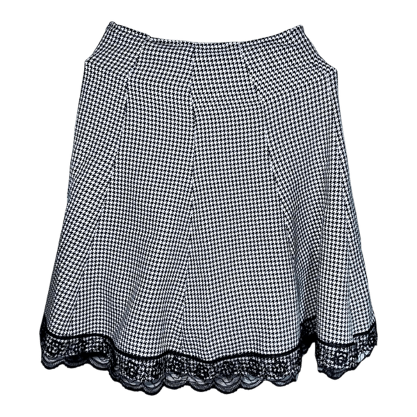 Mustvalge houndstooth seelik