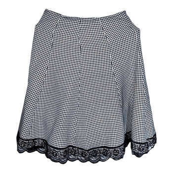 Mustvalge houndstooth seelik