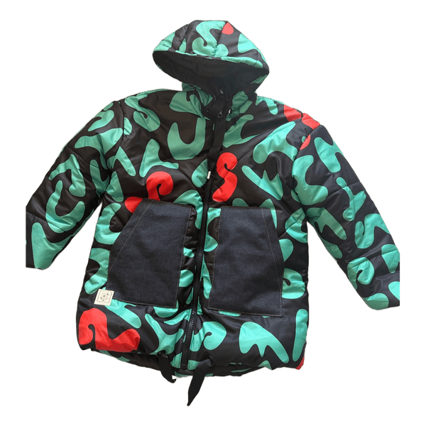 Puffer jacket with hood