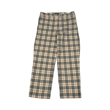  Burberry checked trousers