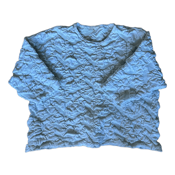 COS textured short sleeve top