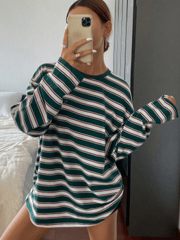 Striped long sleeve t-shirt