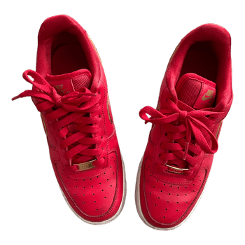 Nike air force kultaiset yksityiskohdat koko 38,5. Pohjalliset 24,5cm