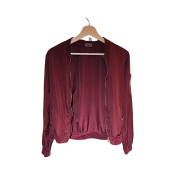 Burgundin bomber-takki