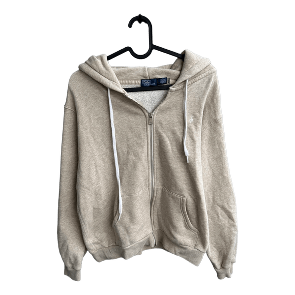 Beige Polo Ralph Lauren -vetoketjuhuppari