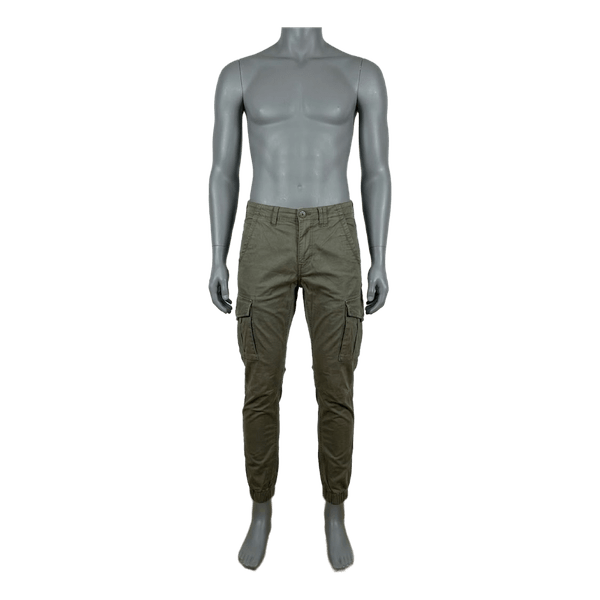 Jack & Jones Men's Khaki Cargo Jogger Pants