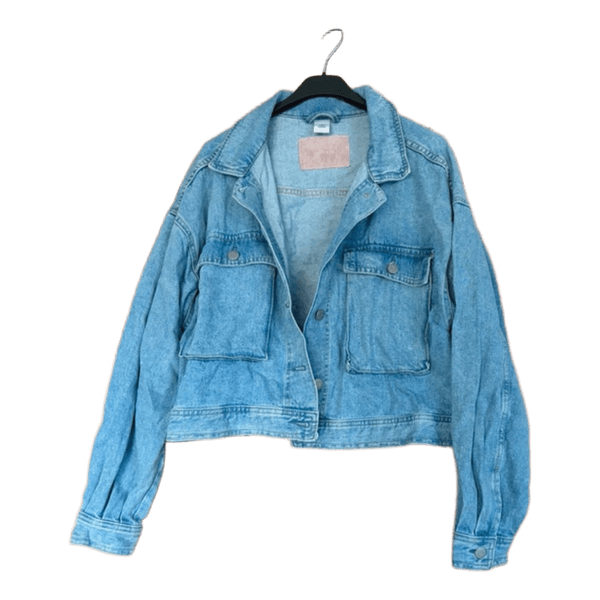 Kort denimjakke
