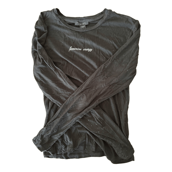Black feminine energy top