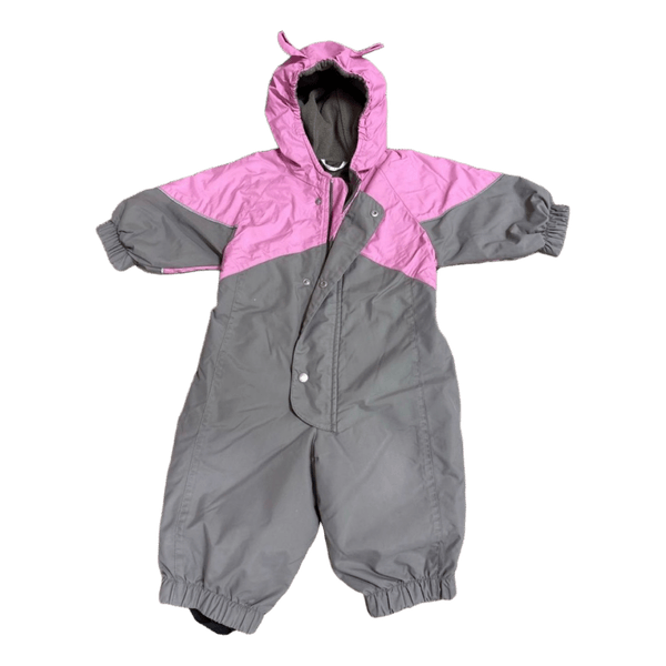 Pink and grey suit