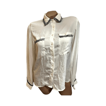 White button-up shirt