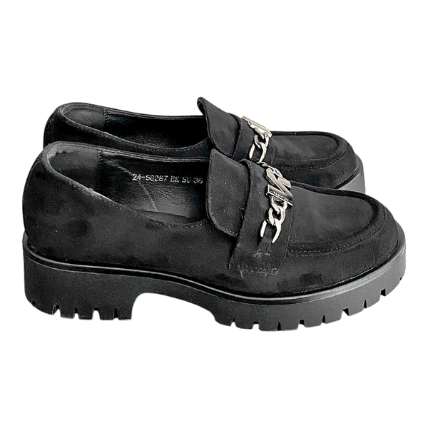 Black Vinceza loafers