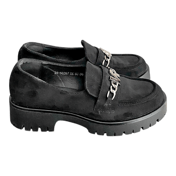 Black Vinceza loafers